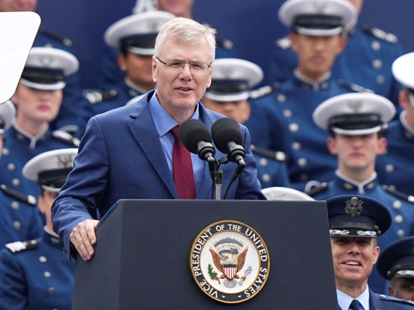 Troy Meink, en una comparecencia pública (Matt Rourke/REUTERS)