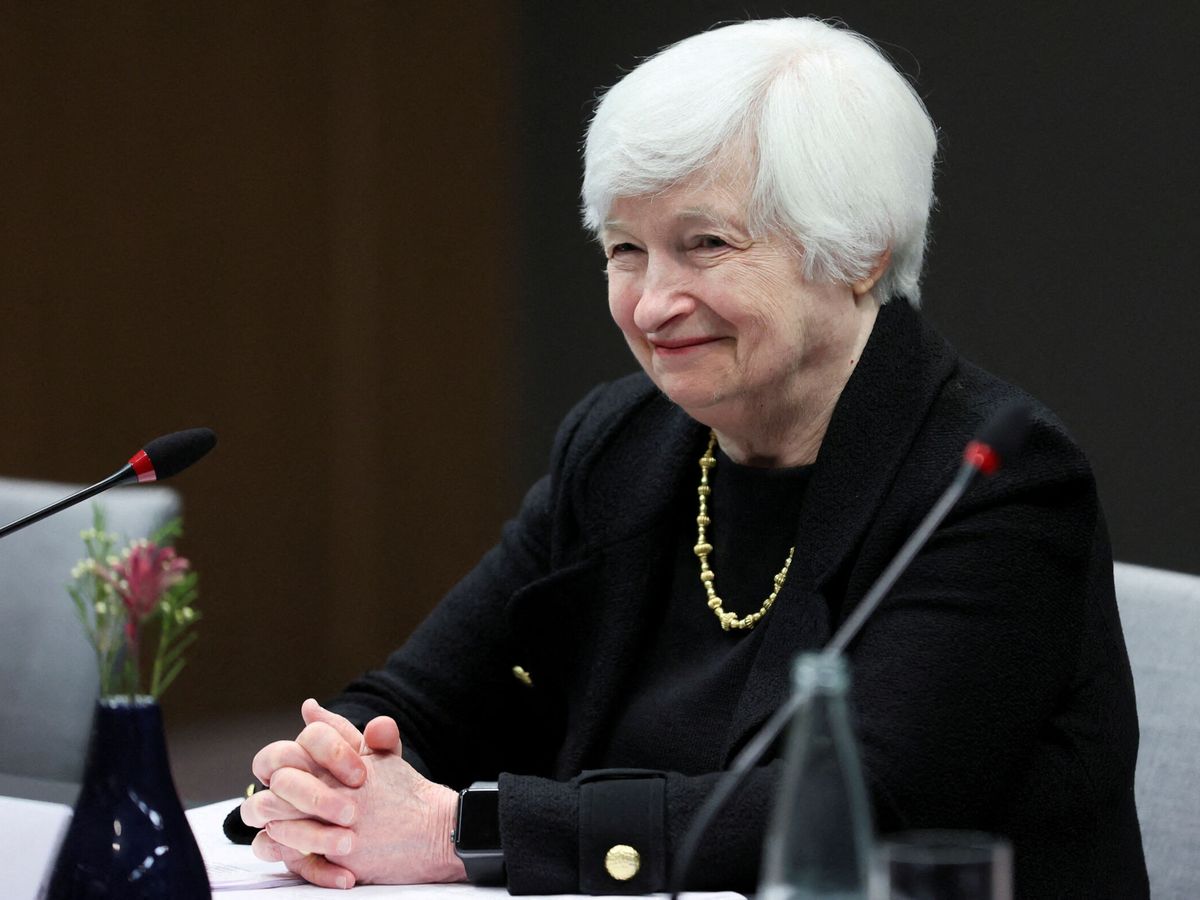 Foto: La secretaria del Tesoro de EEUU, Janet Yellen. (Reuter/Denis Bailbouse)