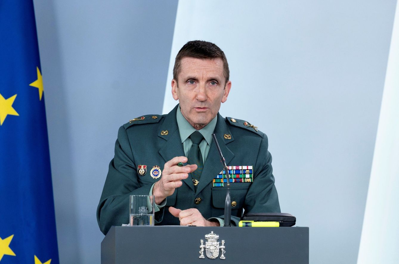 El jefe del Estado Mayor de la Guardia Civil, general José Manuel Santiago. (EFE)