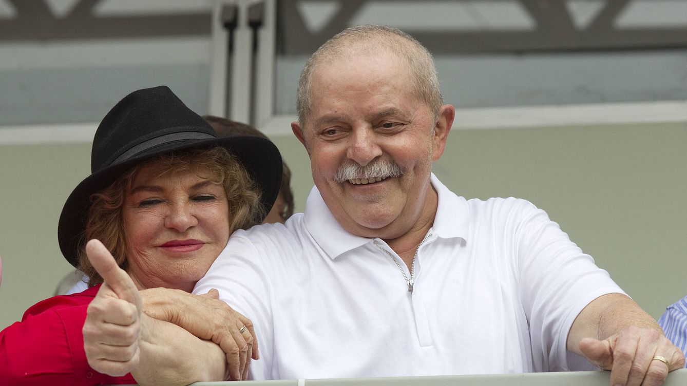 Foto: Marisa Leticia Rocco y su marido, Lula Da Silva, en una imagen de archivo (Gtres)
