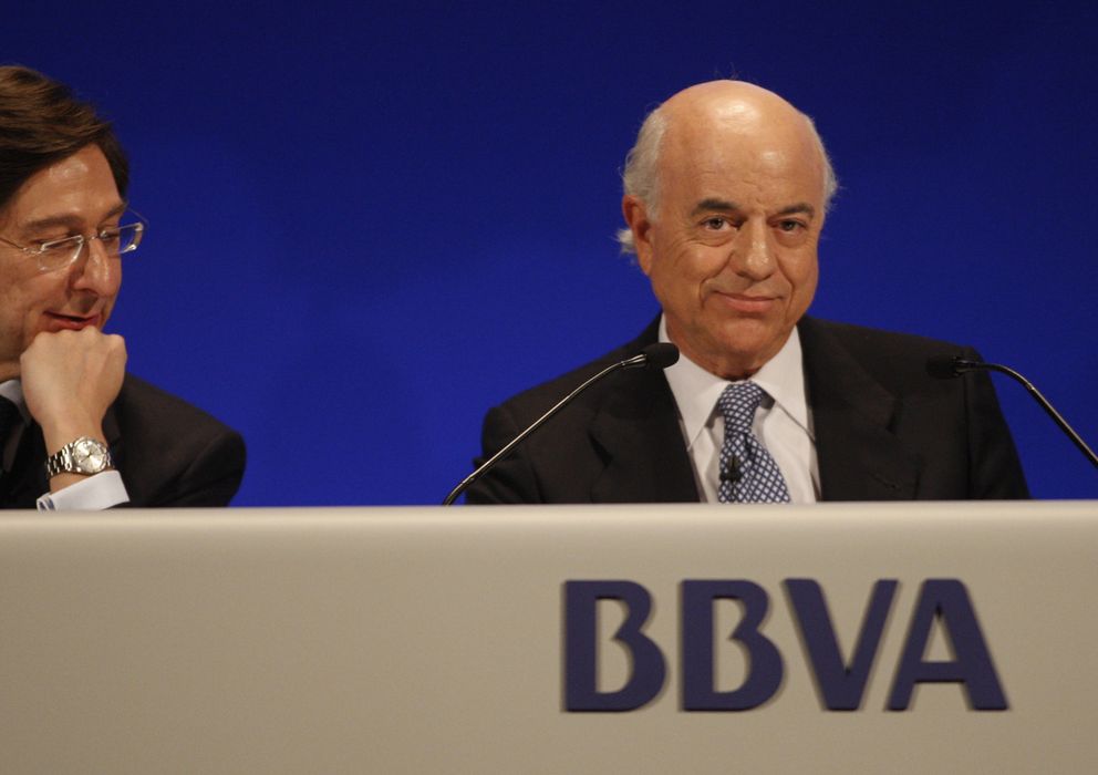 Foto: José Ignacio Goirigolzarri (Bankia) y Francisco González (BBVA)