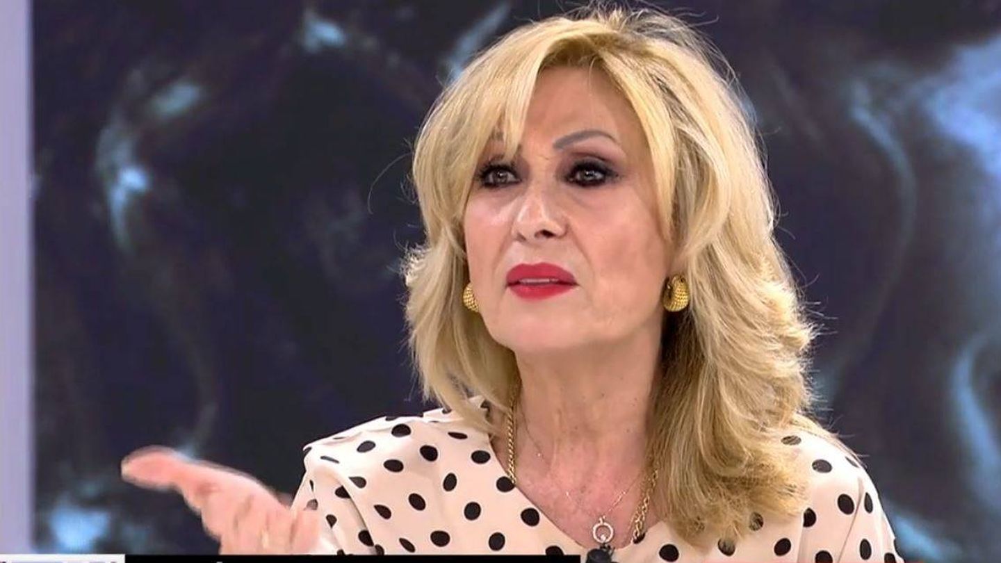 Rosa Benito, en 'Ya es mediodía' respondiendo a Rocío Carrasco. (Mediaset España)