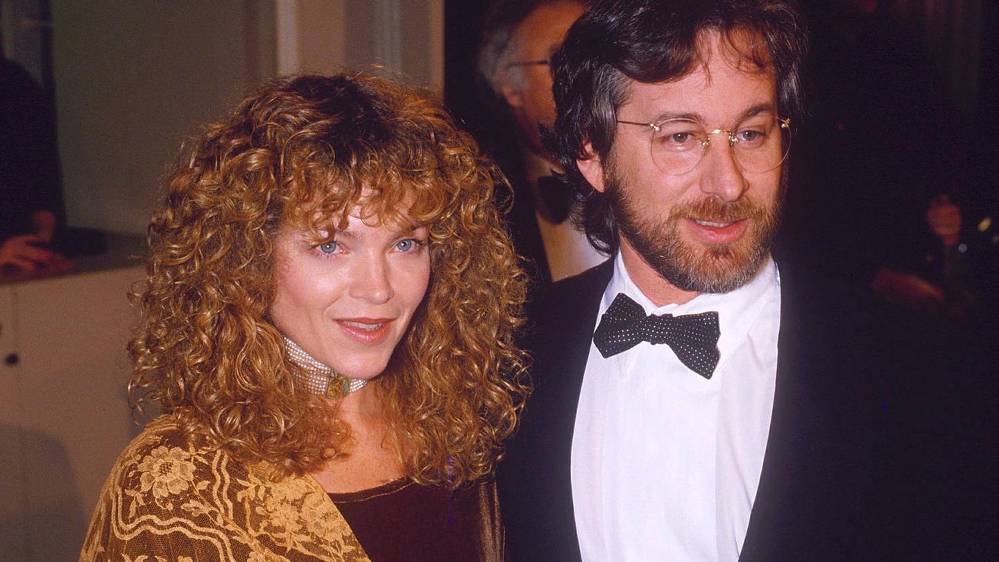 Steven Spielberg y Amy Irving, en una imagen de archivo. (CP)