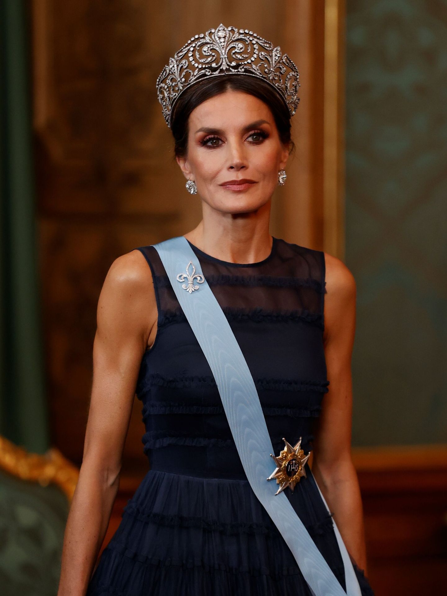 La reina Letizia, en Suecia. (EFE/Juanjo Martín)