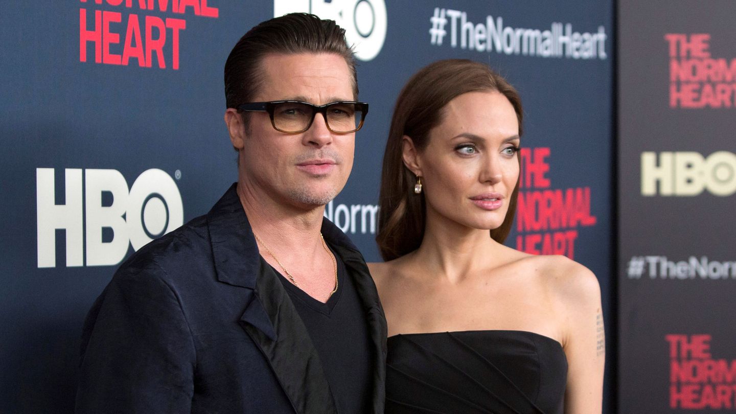 Angelina Jolie y Brad Pitt antes de su divorcio (Reuters)