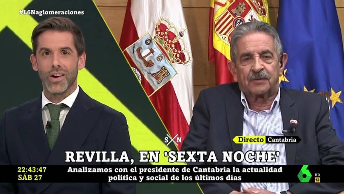 El guiño de Revilla a Iñaki López durante su entrevista con José Yélamo en 'La Sexta noche'