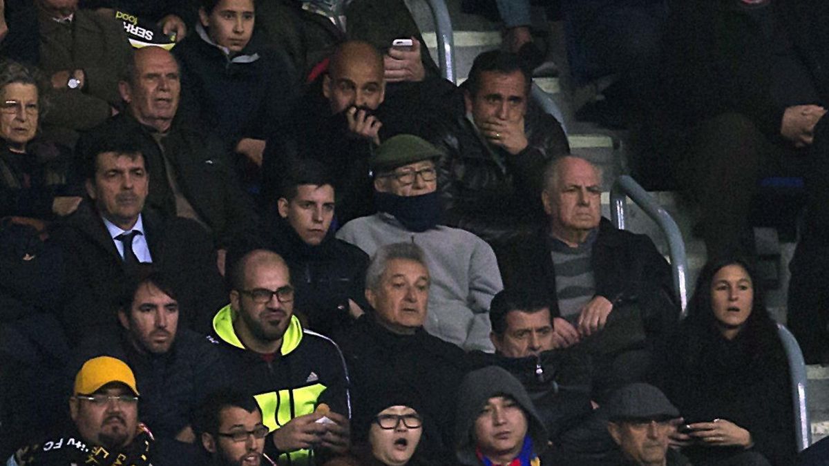 Guardiola regresó al Camp Nou y sólo reconoció a su padre... y a Messi
