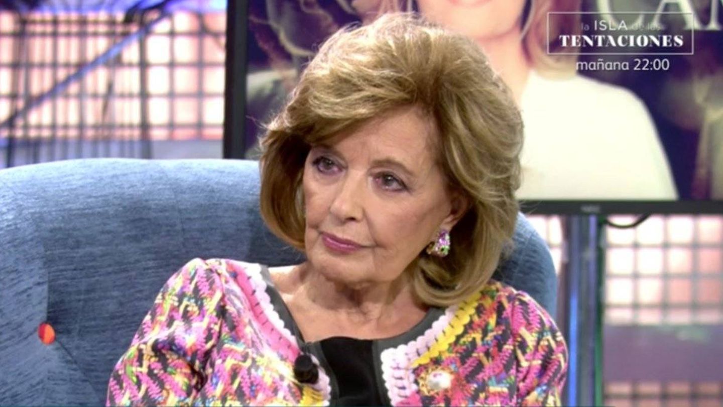 María Teresa Campos en 'Sálvame deluxe'. (Mediaset España)