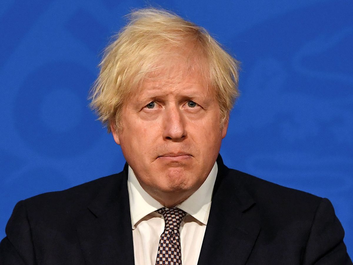 Foto: Boris Johnson, en rueda de prensa. (Reuters)