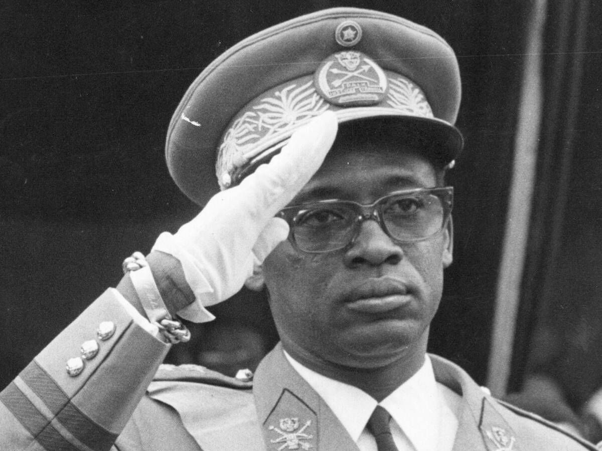 Foto: Mobutu Sese Seko, fotografiado en 1970. (Getty/Hulton Archive)
