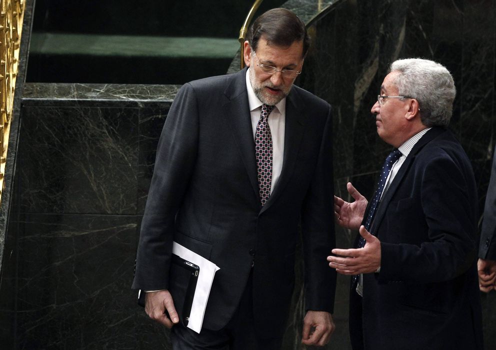 Foto: Fotografía de archivo de Mariano Rajoy y el exministro Juan Carlos Aparicio (EFE)