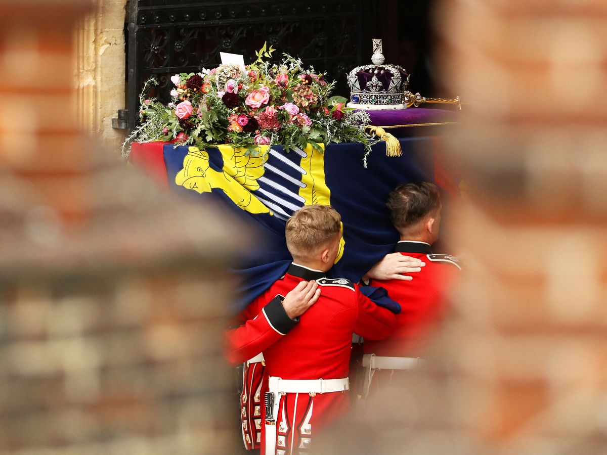 Foto: Un momento del funeral de Estado de Isabel II. (Reuters)
