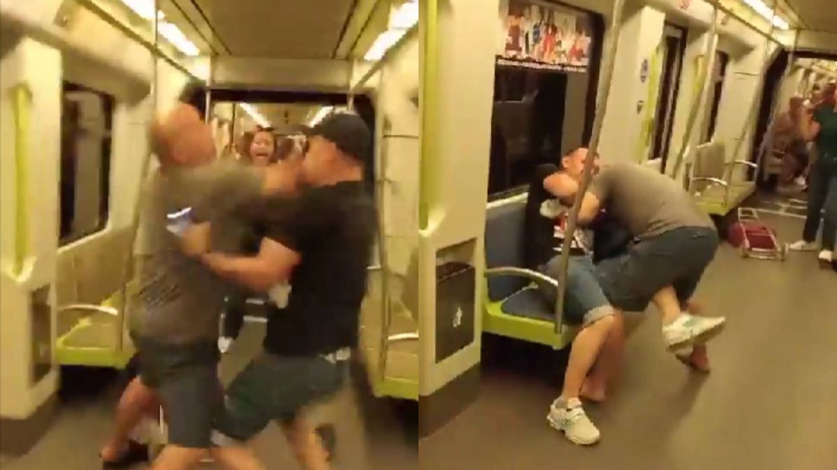 Altercado en el Metro de Valencia: un hombre se masturba y se enzarza en una pelea con otro usuario