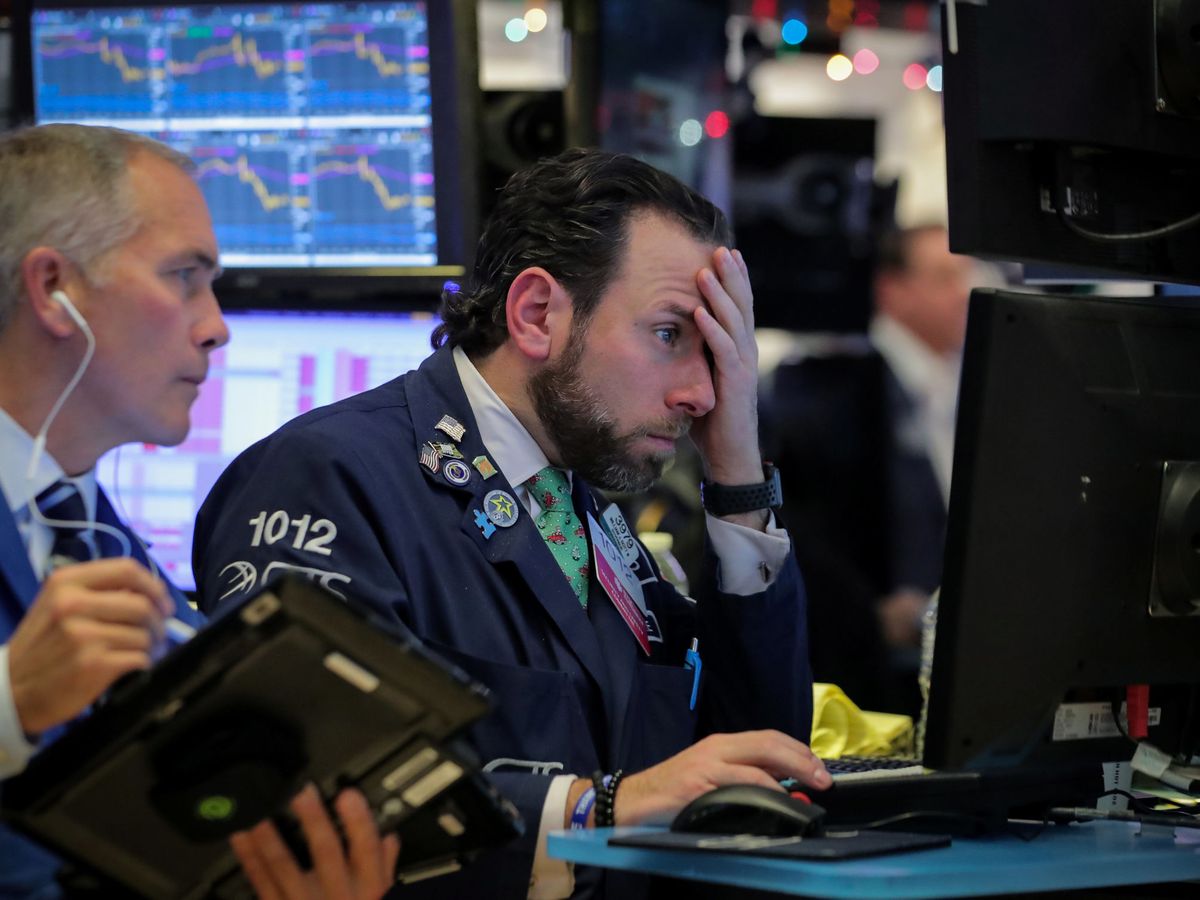 Foto: Un 'trader', en la Bolsa de Nueva York. (Reuters)
