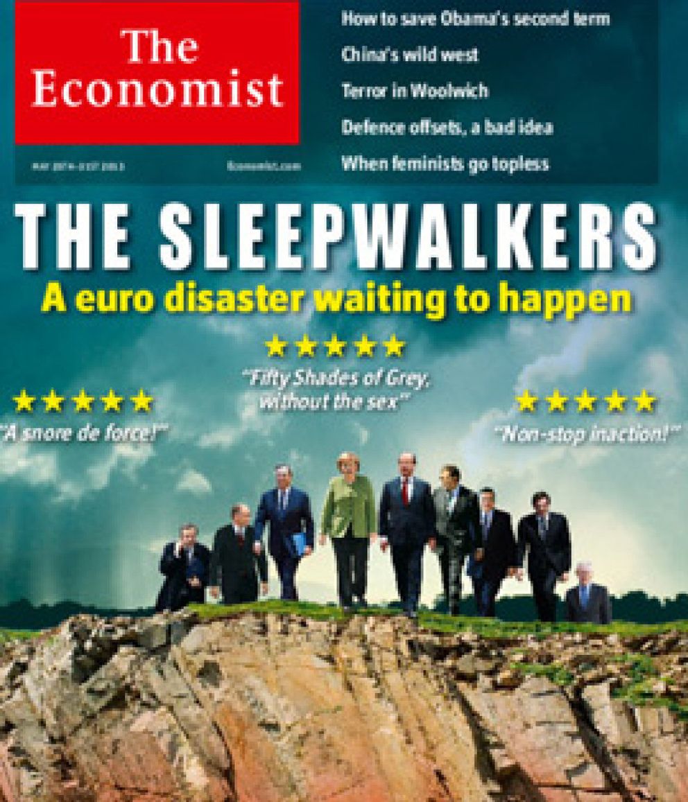 Foto: 'The Economist' sentencia al euro tachando de "sonámbulos" a los líderes de la UE