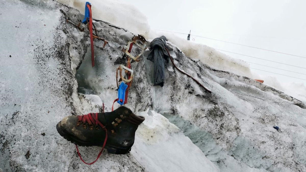 Hallan los restos de un montañero fallecido en los Alpes suizos en 1986