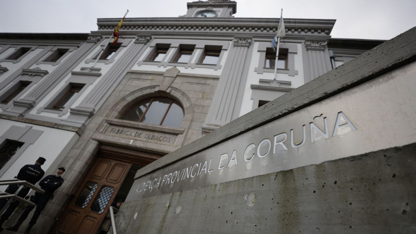 Fachada de la Audiencia Provincial de A Coruña, donde se celebra el juicio. (EFE/ Cabalar)
