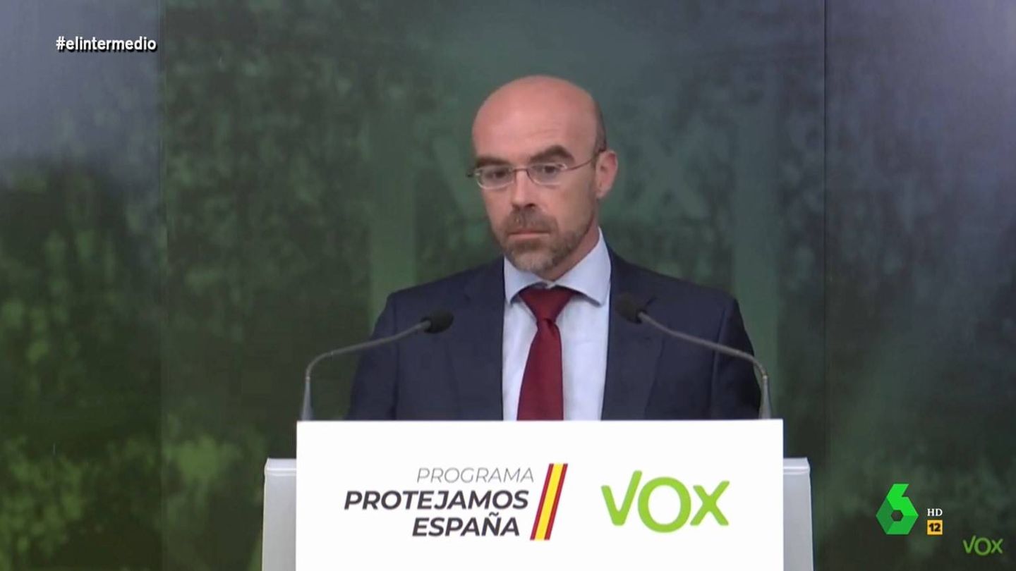 Jorge Buxadé, de Vox. (Atresmedia)