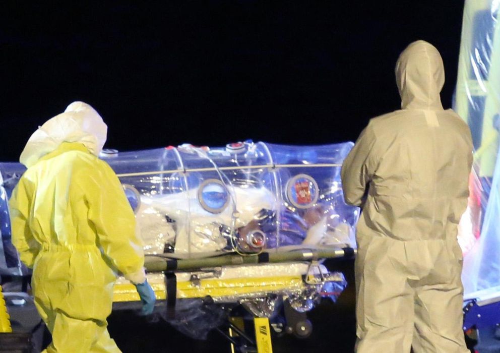 Foto: Paciente de ébola repatriado (EFE)