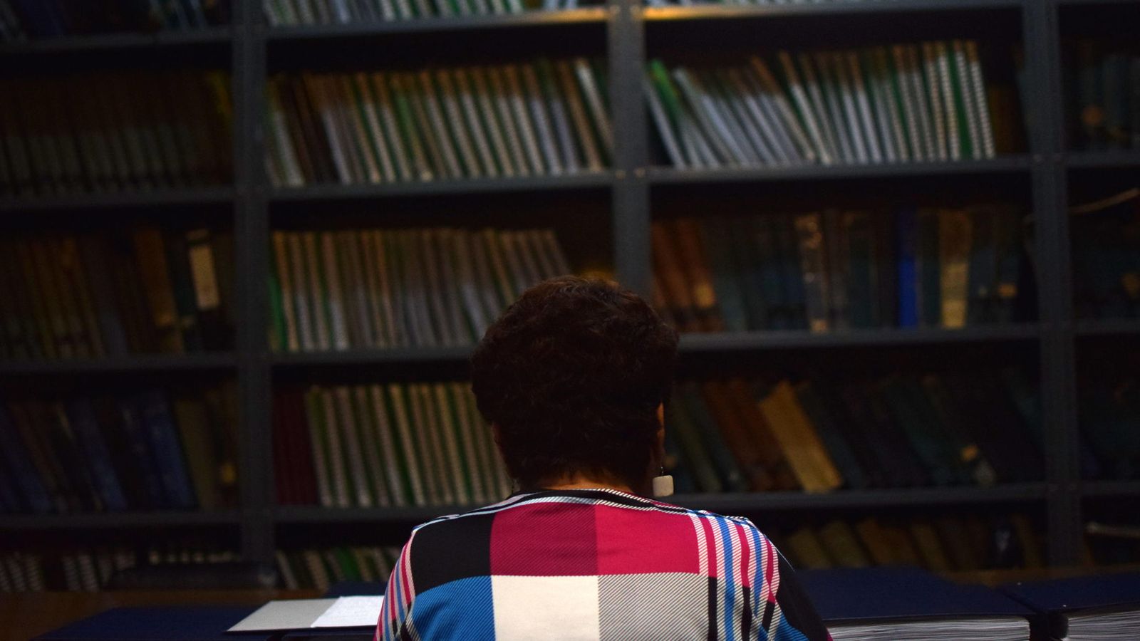Foto: Una mujer en una biblioteca. (EFE)