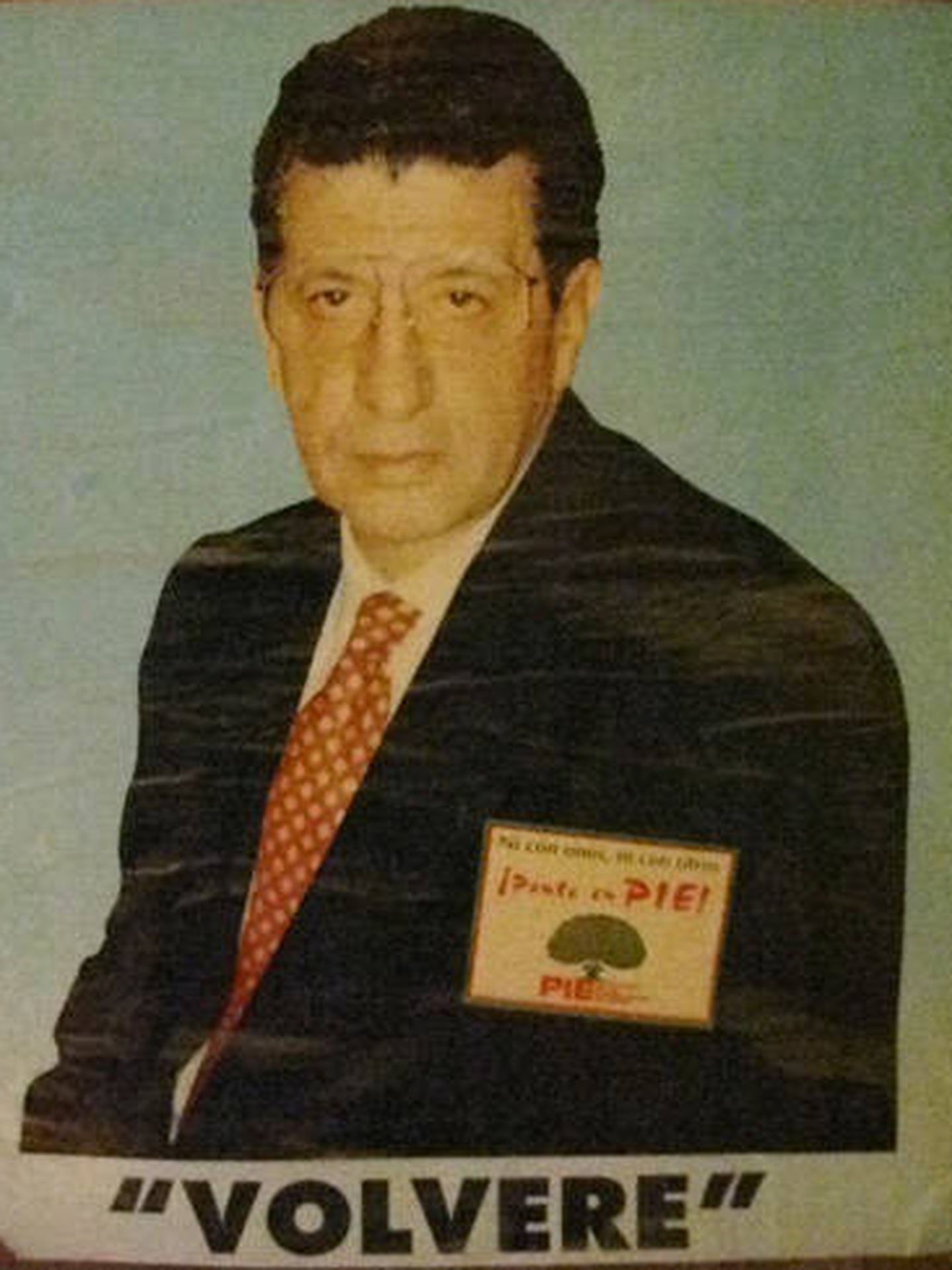 Cartel electoral de Ángel Matanzo.