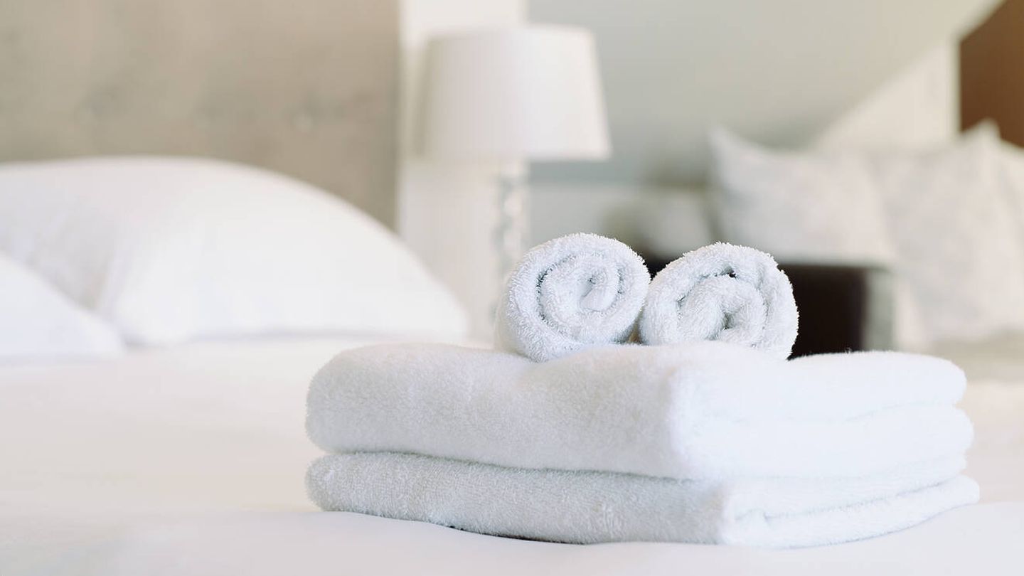 Las toallas de un hotel (iStock)