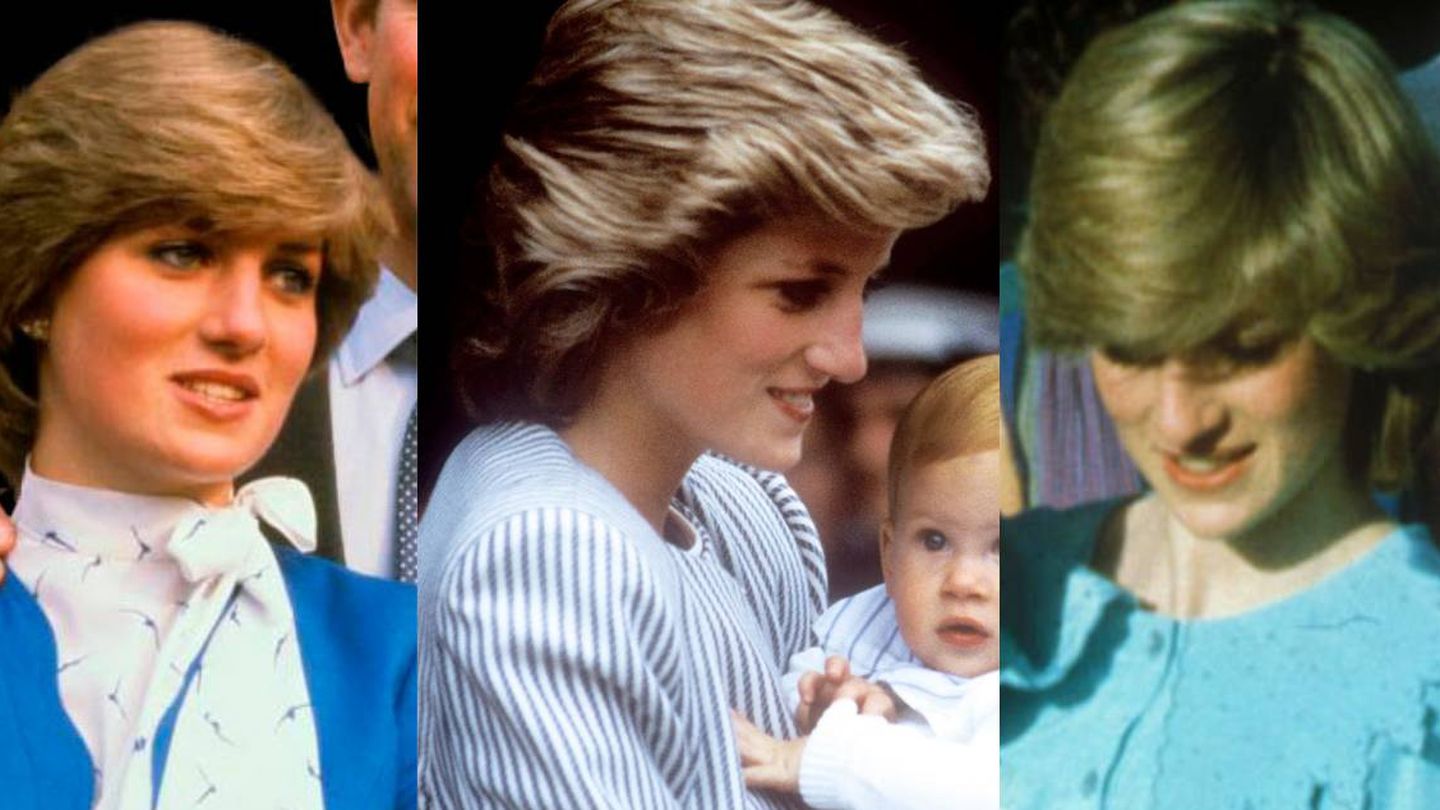 El clásico peinado de Diana de Gales. (Reuters/Cordon Press)