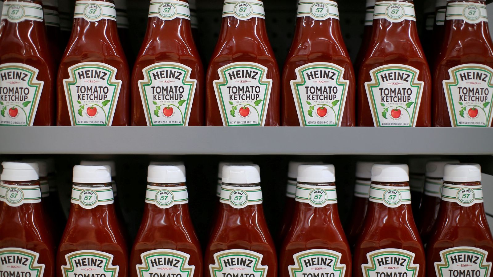 Foto: Botellas de ketchup Heinz. (Reuters)