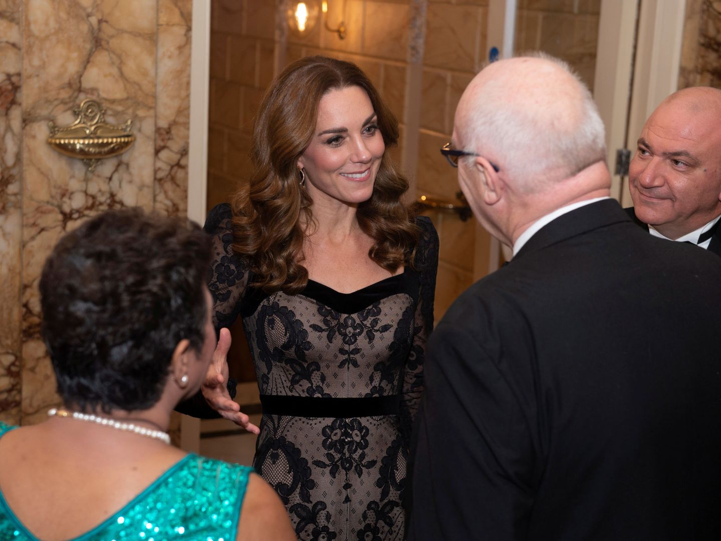 Kate Middleton, en su última aparición pública en la Royal Variety. (Reuters)