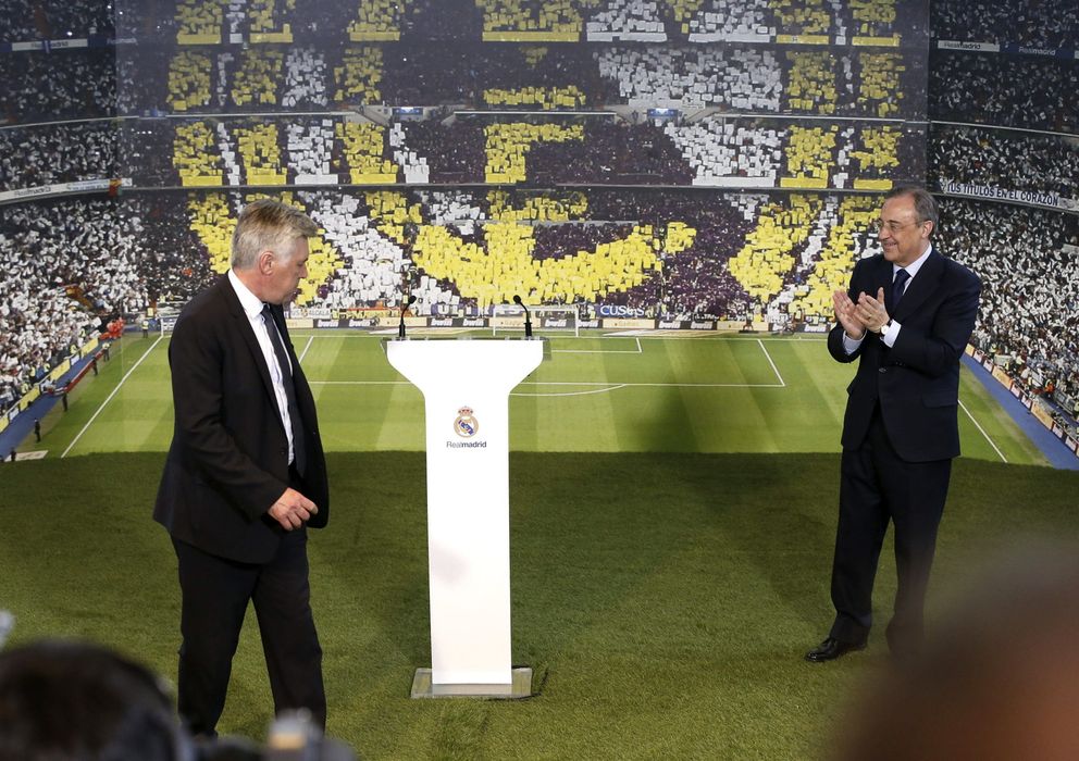 Foto: Imagen de la presentación de Ancelotti el pasado verano.