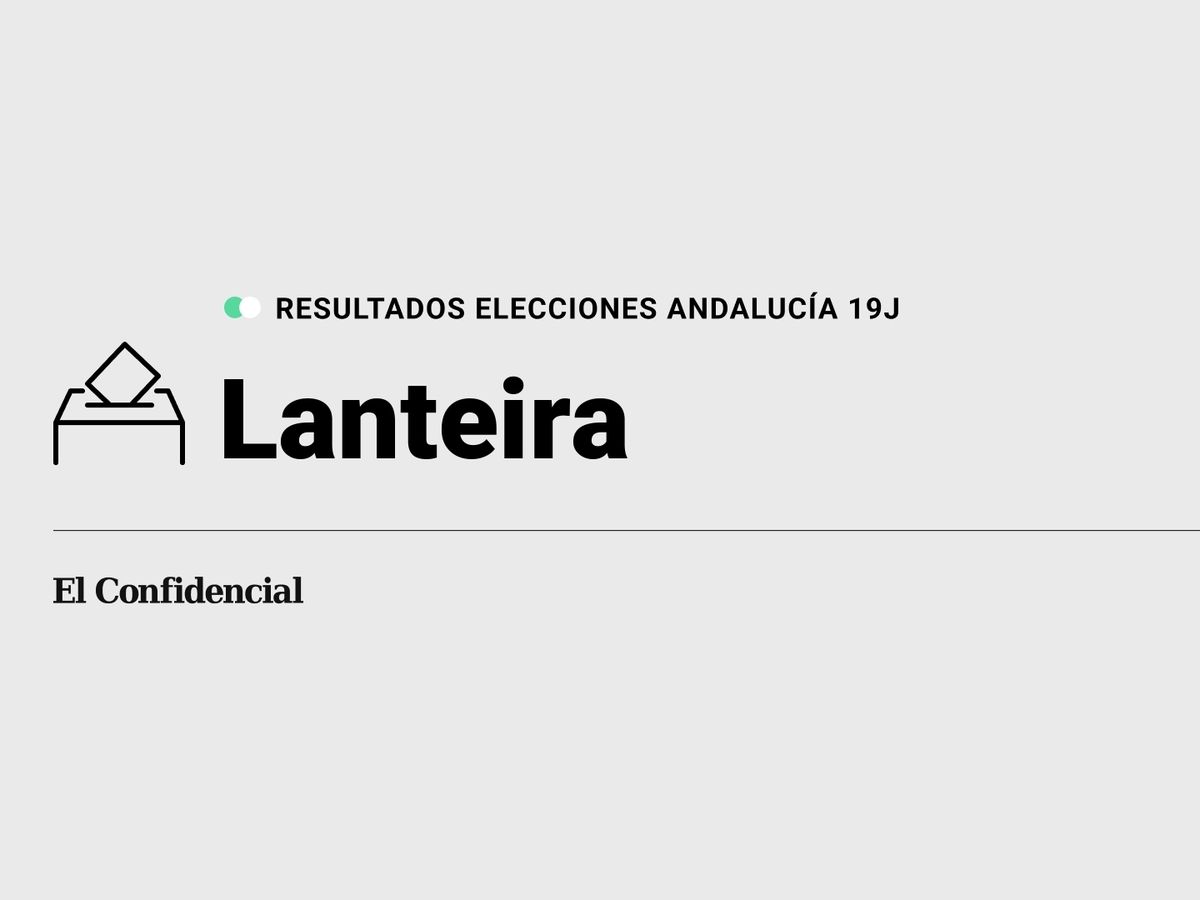 Foto: Resultados en Lanteira, Granada, de las elecciones de Andalucía 2022 este 19-J (C.C./Diseño EC)