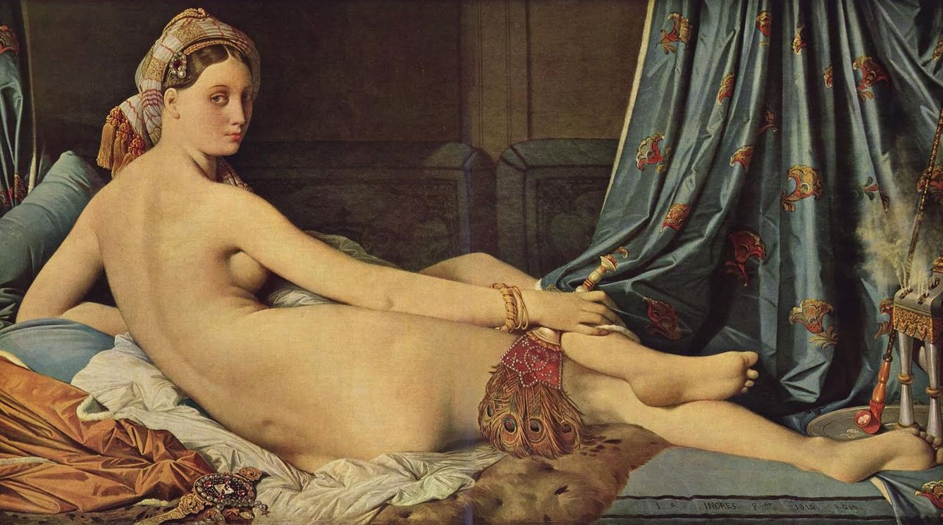 'La gran odalisca', 1814. Museo del Louvre