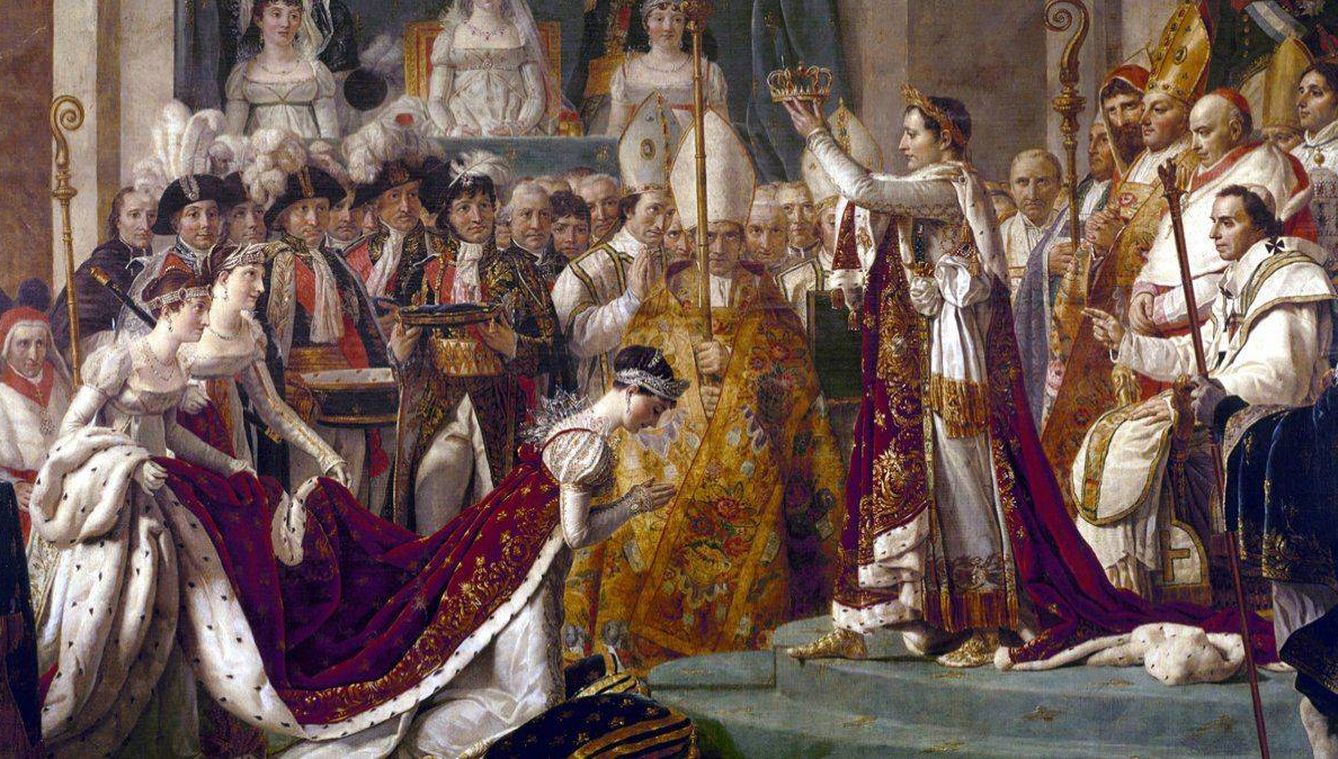 'La coronación de Napoleón' (Jacques-Louis David, 1806-1807)