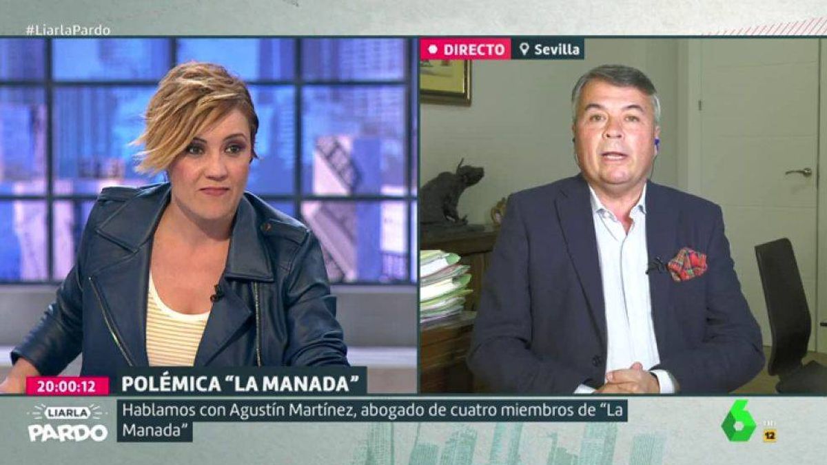 El abogado de La Manada, a Cristina Pardo: "Lo que importa es el principio y no el final"