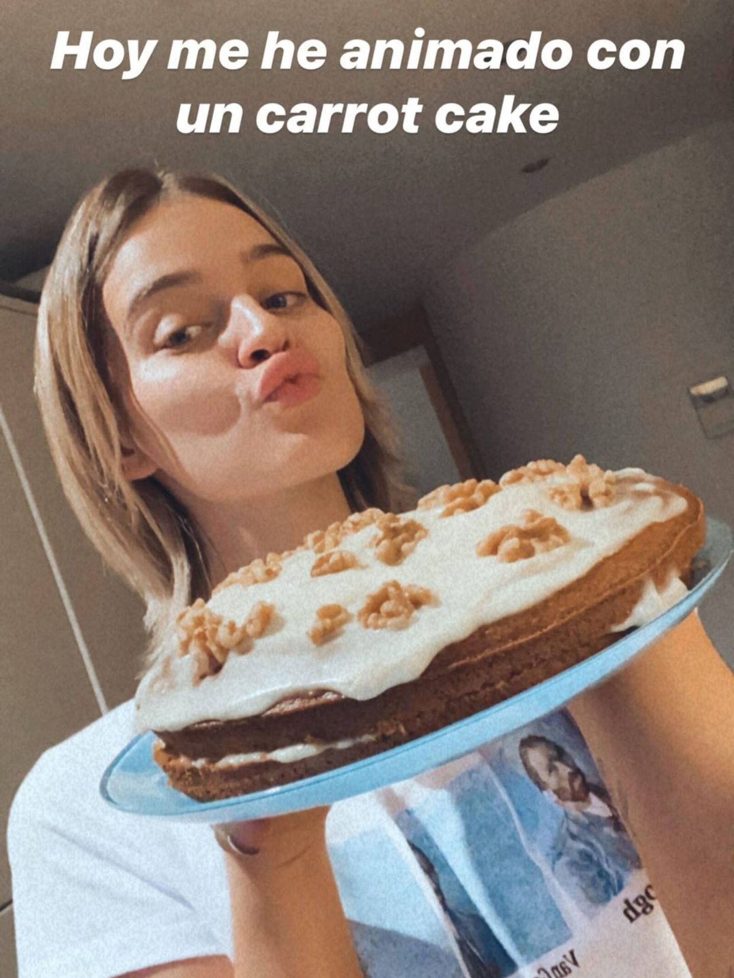 Laura Escanes no tienta con su carrot cake. (Instagram @lauraescanes)