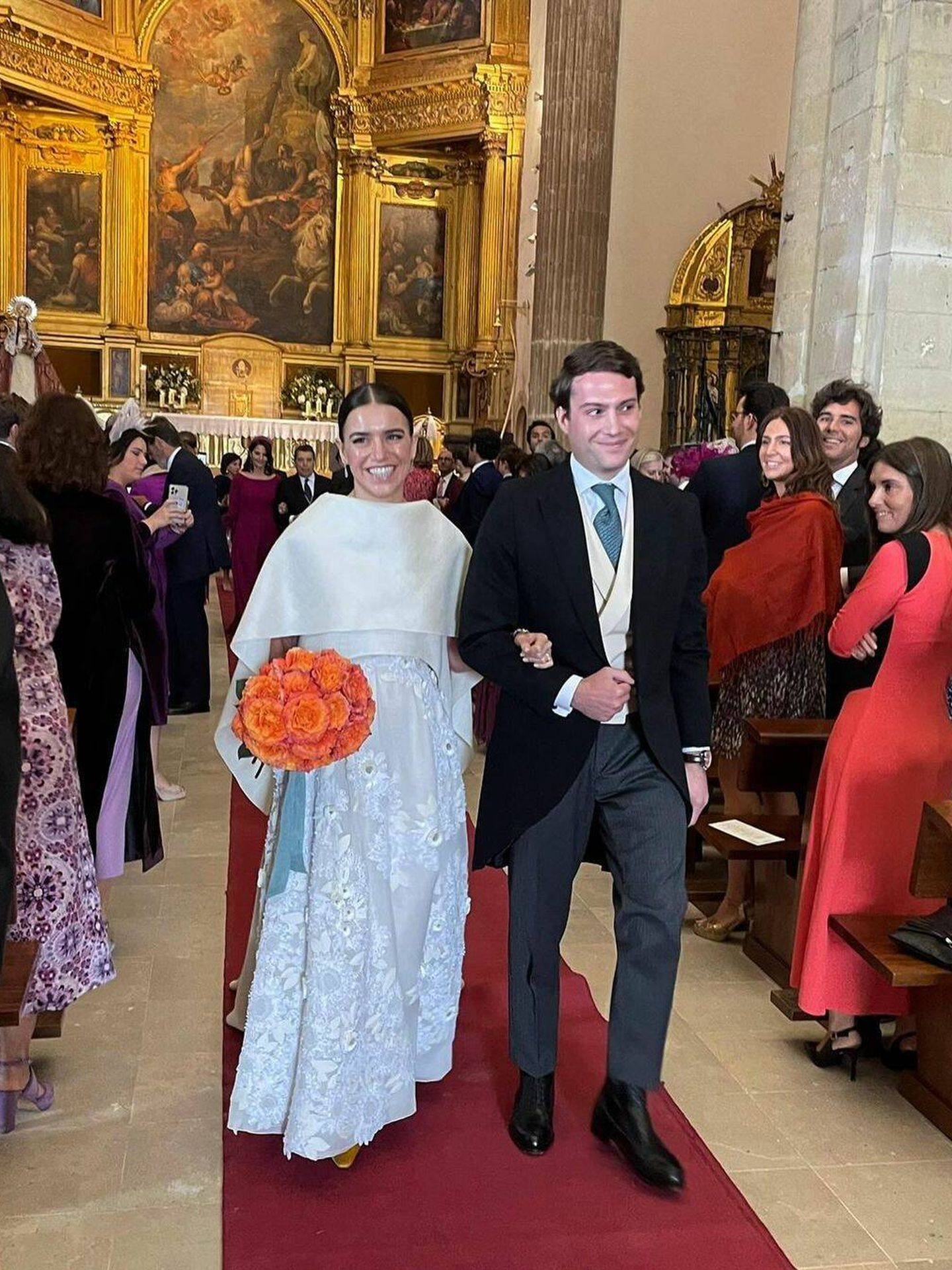 El vestido de novia de María Trolez. (Instagram/ @mariatrolez)