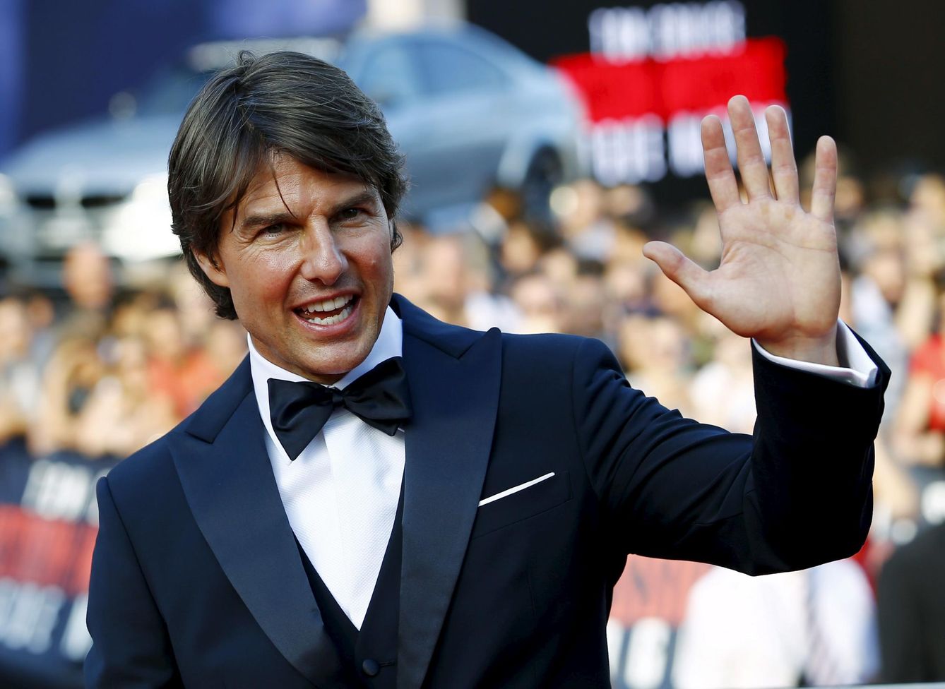 Tom Cruise en la presentación de 'Misión imposible 5: Nación secreta' en Viena (Reuters)