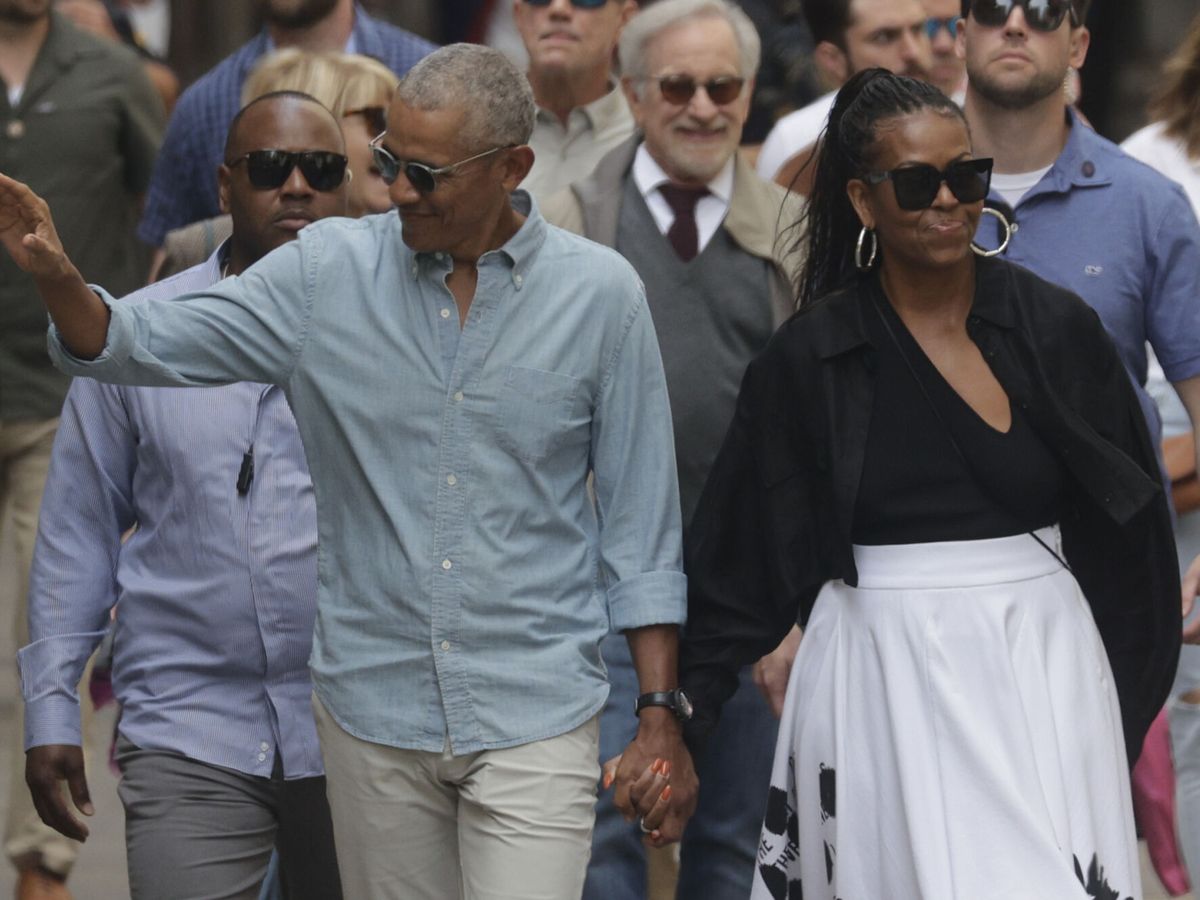 Foto: Barack obama y su mujer michelle en barcelona  donde asistirán al concierto de bruce springsteen