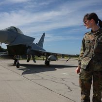 Foto: Alemania envió cinco Eurofighter para reforzar la defensa de Polonia. (EFE)