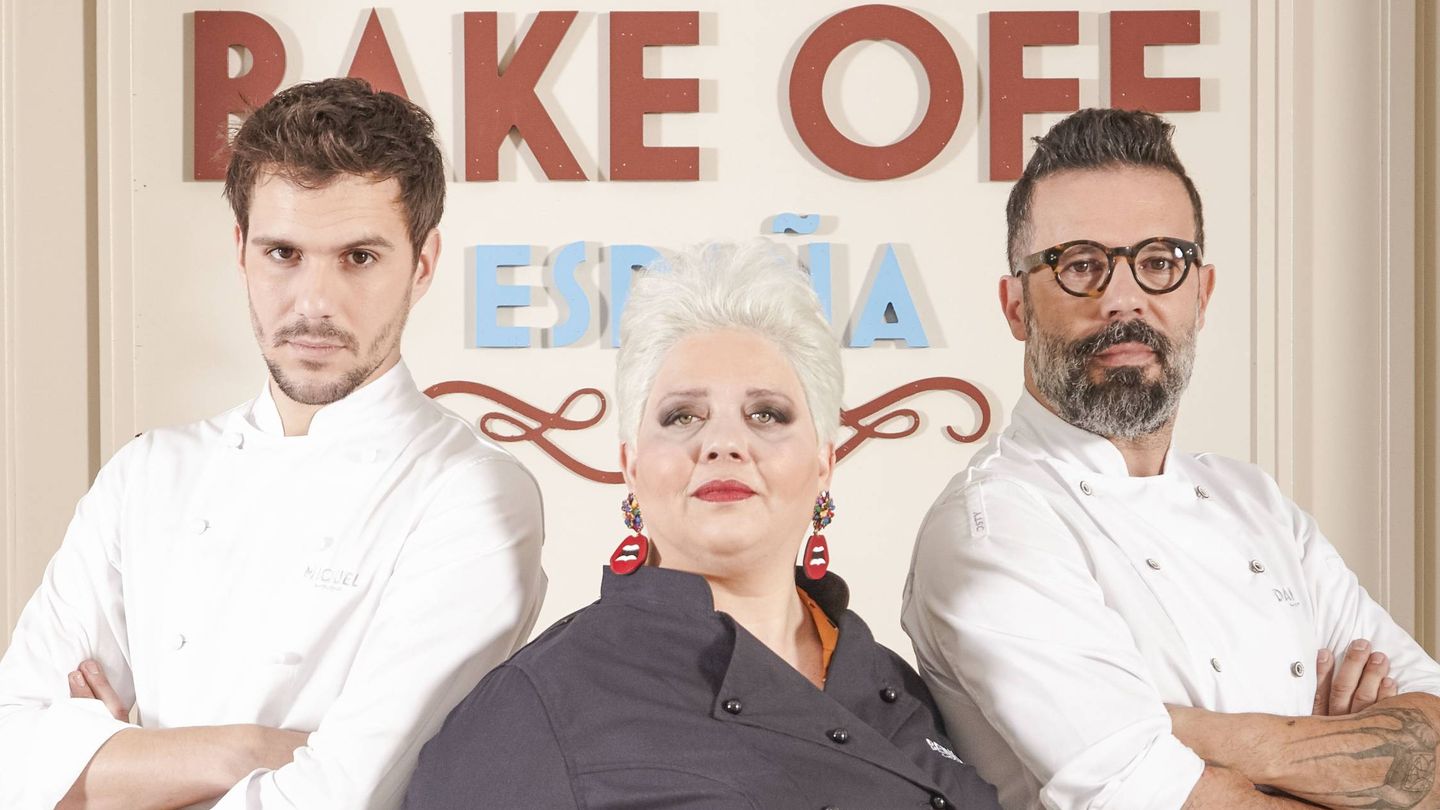 El jurado de 'Bake Off España' en Cuatro. (Mediaset)