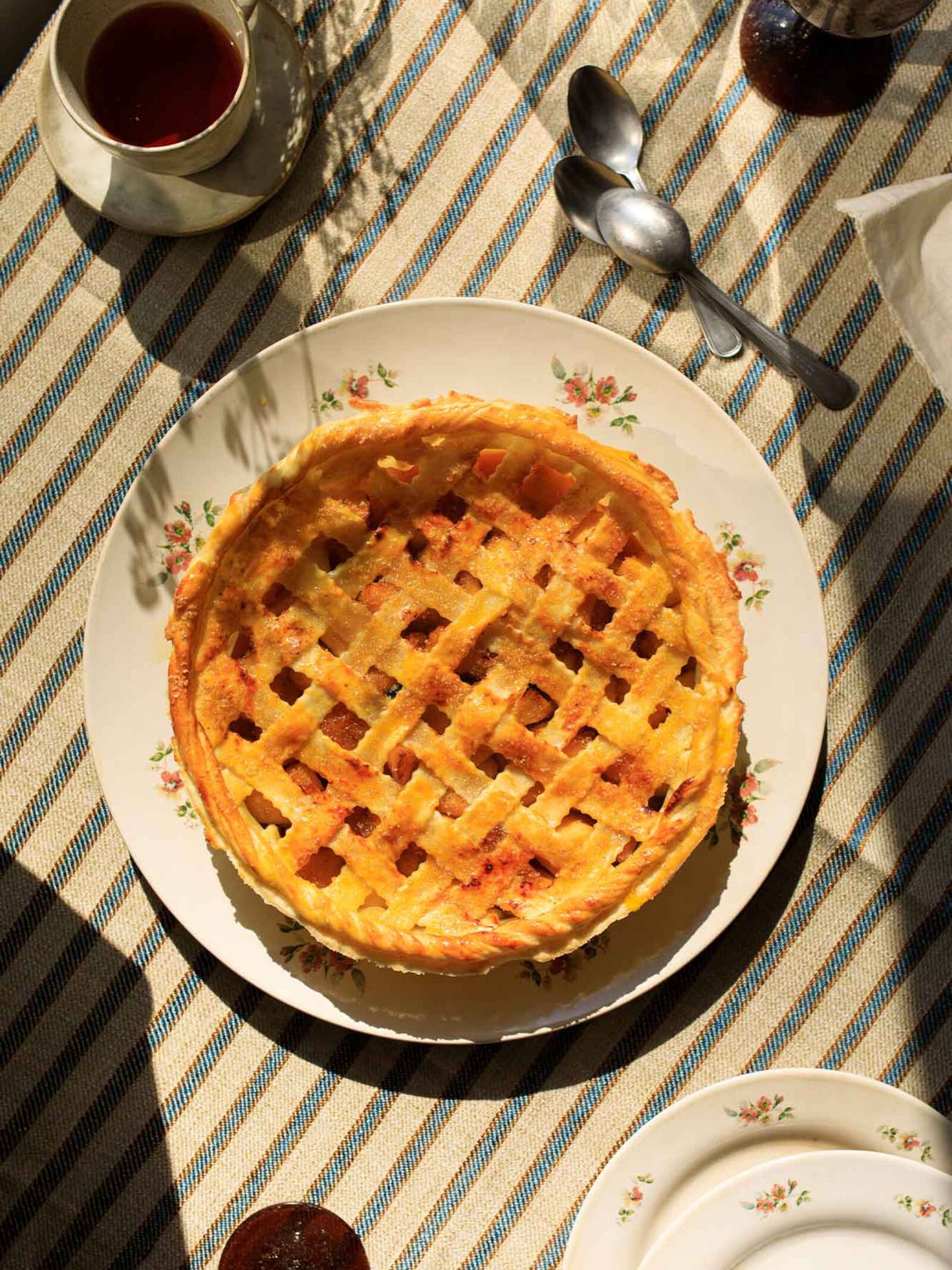Recetas de tartas de Zara Home: apple pie. (Cortesía/Zara Home)