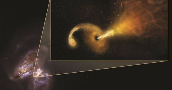 Foto: Imagen artística de la destrucción de la estrella captada por los investigadores