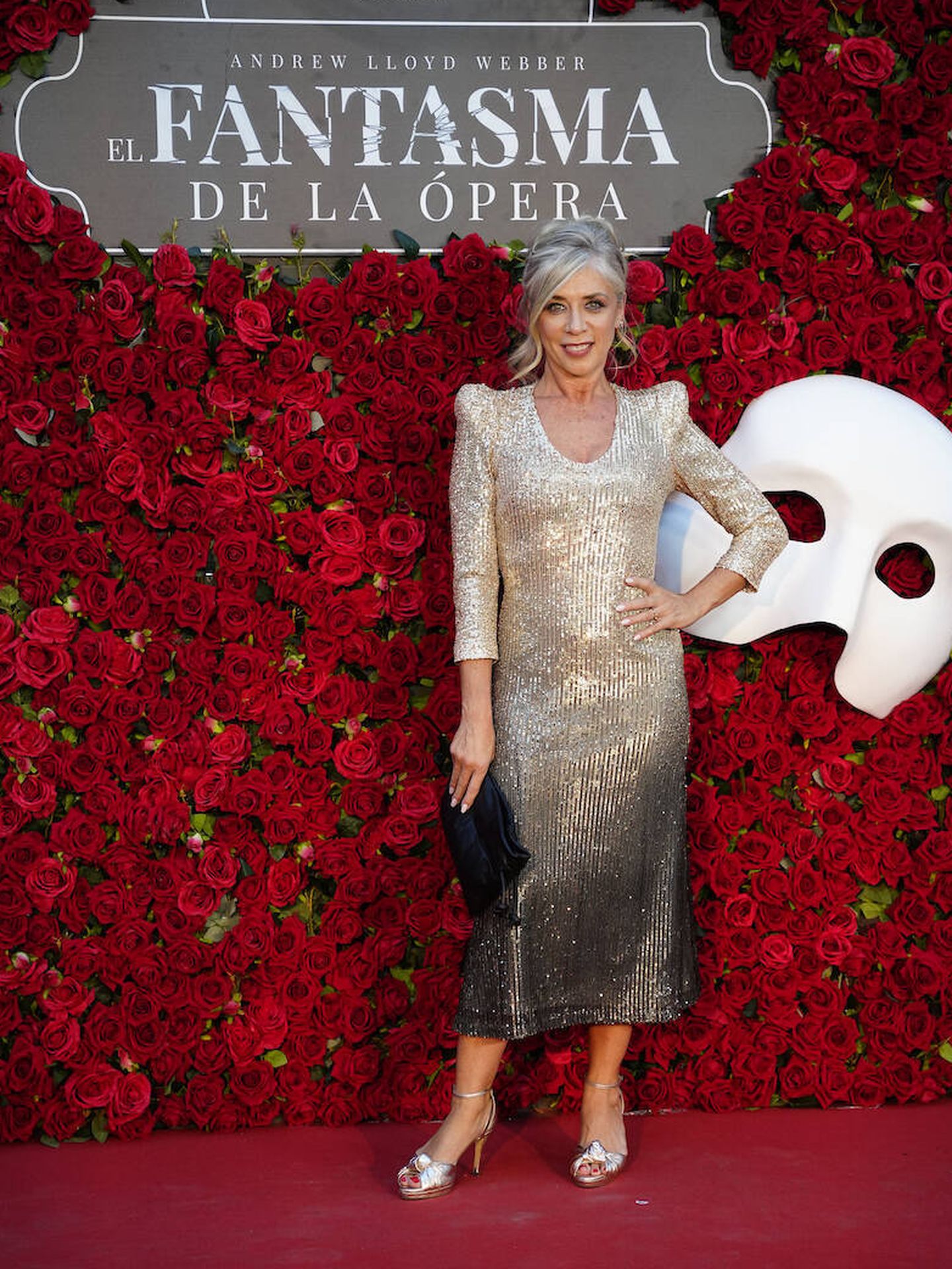 Eva Isanta en el estreno de 'El fantasma de la ópera' en Madrid. (LP)