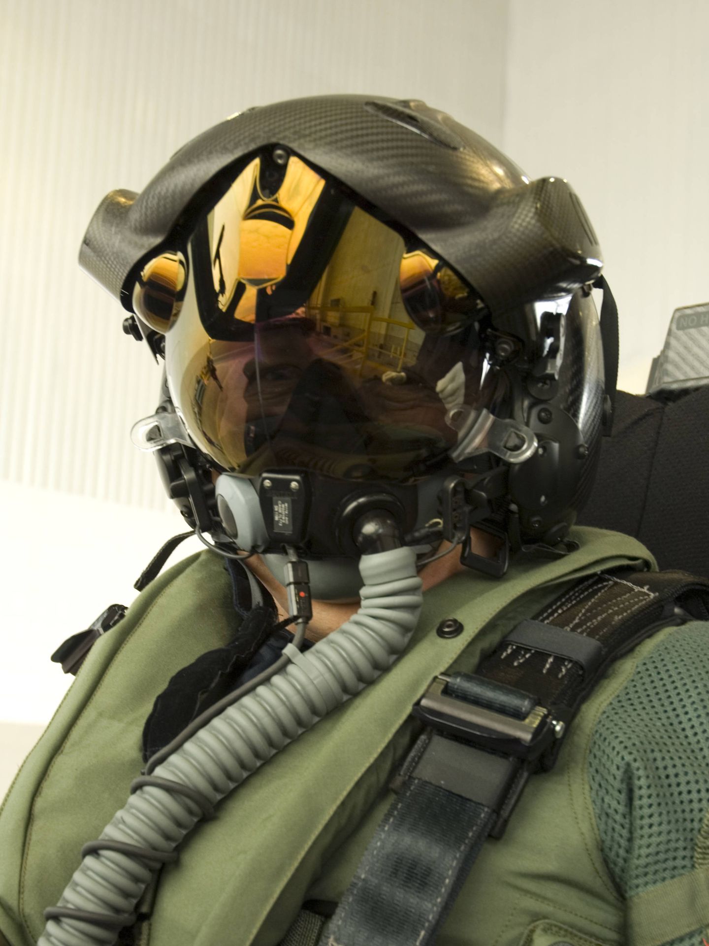 El casco de realidad aumentada del F-35.