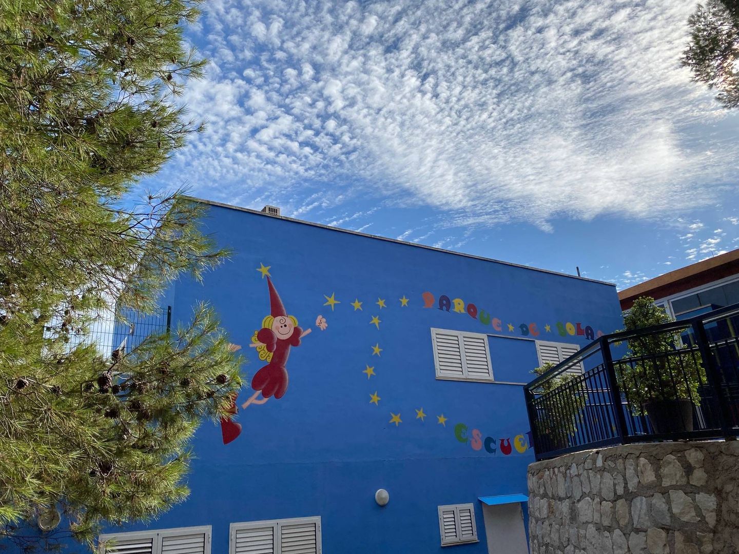 Sede de la escuela infantil Cuco, en Cerrado de Calderón, Málaga. (Agustín Rivera)
