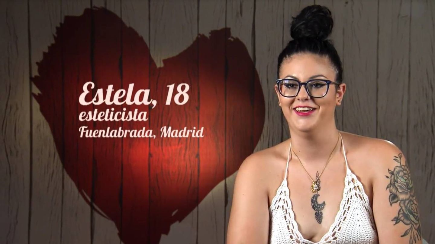 Estela, comensal de 'First Dates'. (Mediaset)