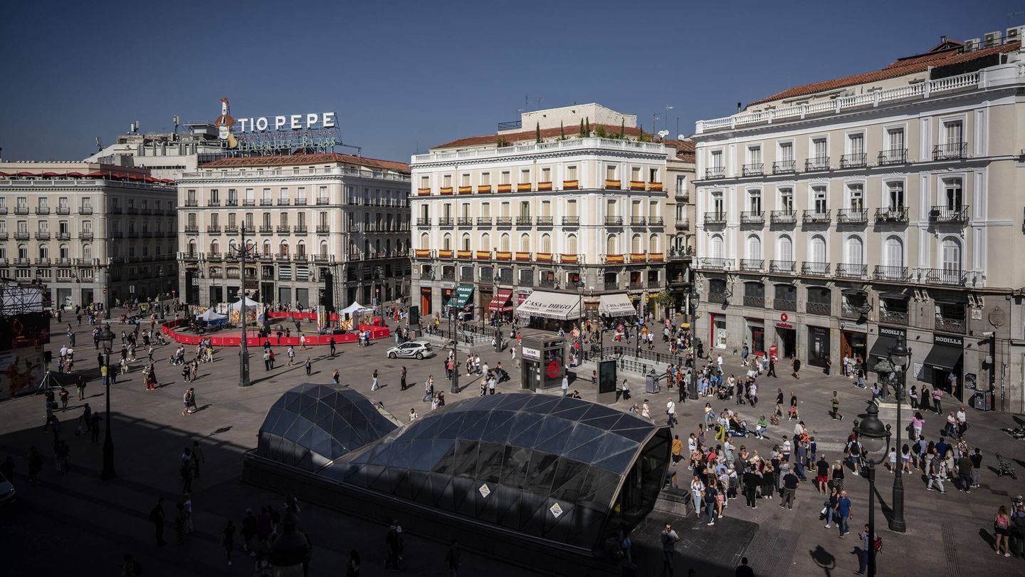 Vista de la Puerta del Sol de Madrid. (Olmo Calvo)
