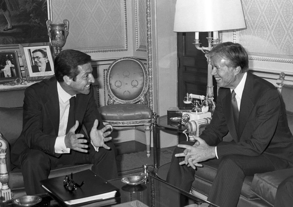 Foto: Fotografía de archivo (Madrid, 25/06/1980) del entonces presidente del Gobierno, Adolfo Suárez (i), con Jimmy Carter. (Efe) 
