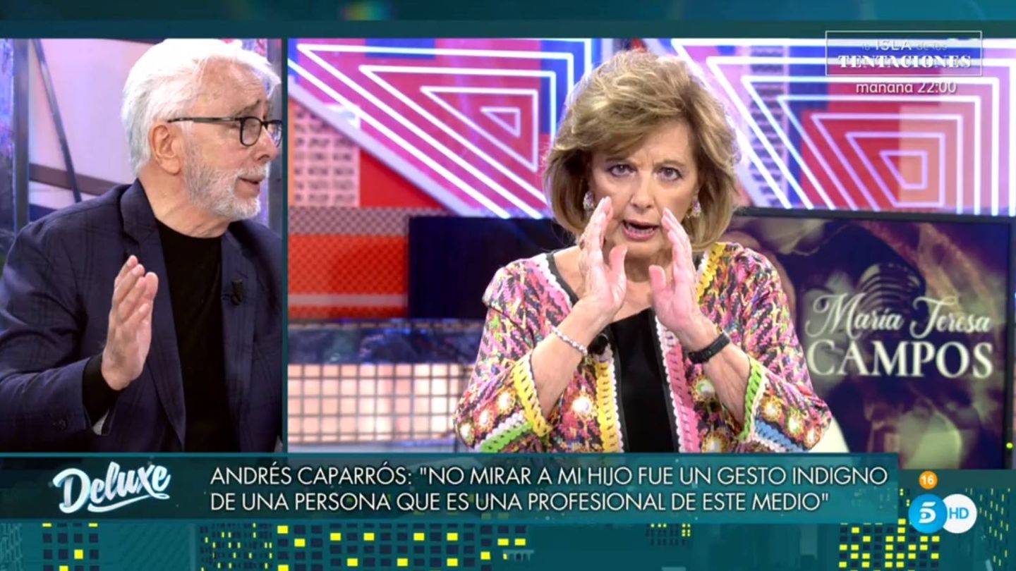 Andrés Caparrós, en 'Sábado Deluxe'. (Telecinco).