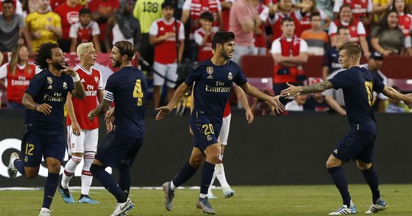 Foto: Marco Asensio se lesionó en el amistoso contra el Arsenal. (Reuters)